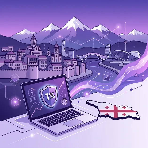 Georgia 1% Tax for Digital Nomads: Small Business Status Guide