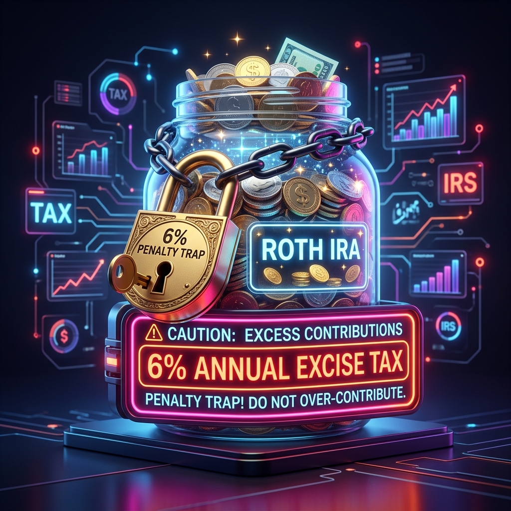 US Expat Roth IRA 6% Annual Excise Tax Penalty Trap