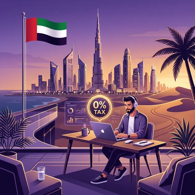 UAE/Dubai 0% Tax Guide for Remote Workers (2026)