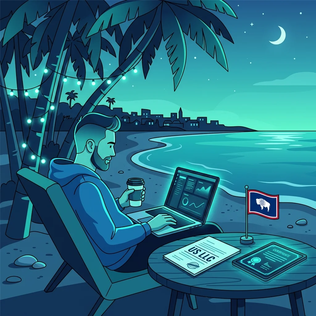 How to Set Up a US LLC as a Digital Nomad: Complete Non-Resident Guide (2026)
