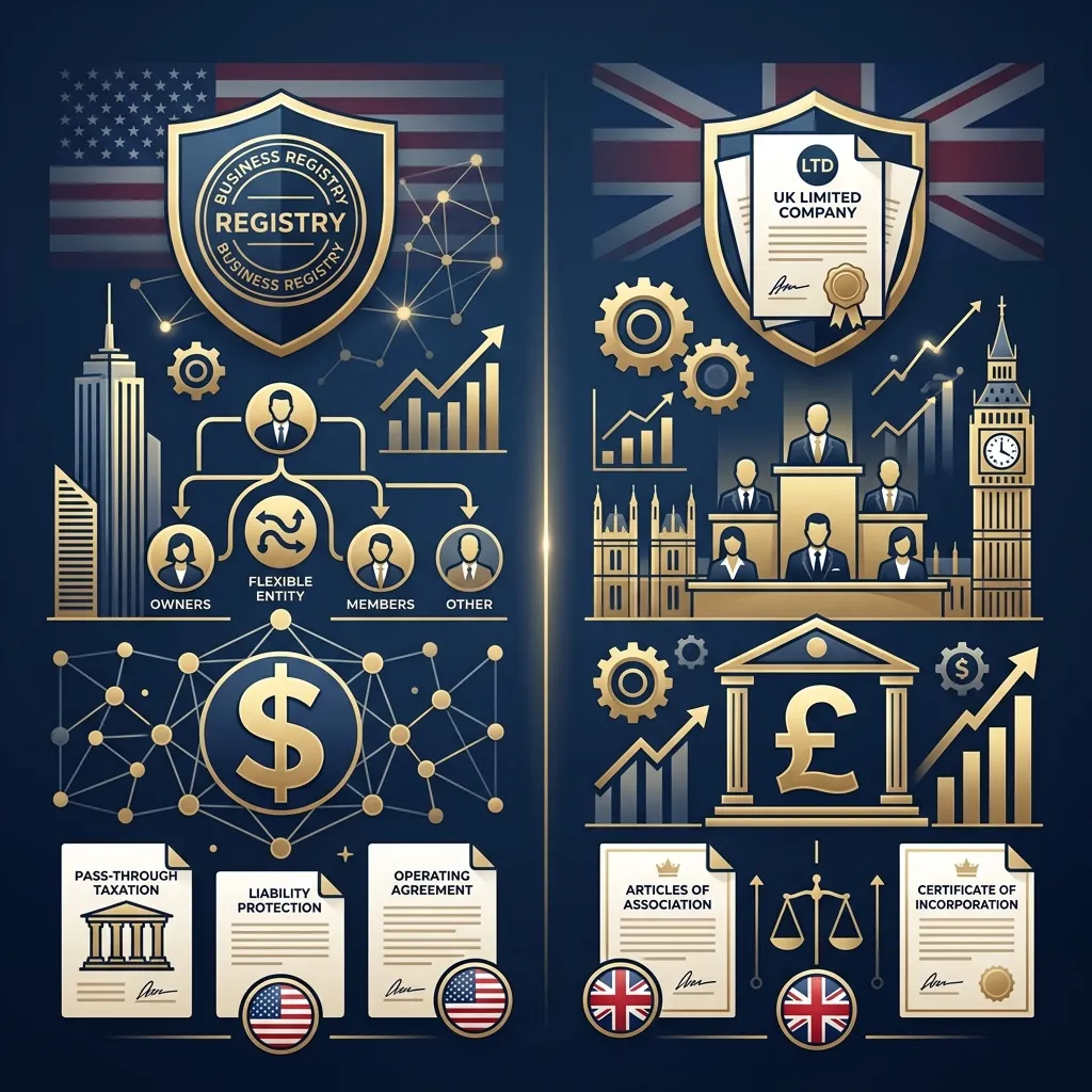 US LLC vs UK LTD for Digital Nomads: Which is Better in 2026?