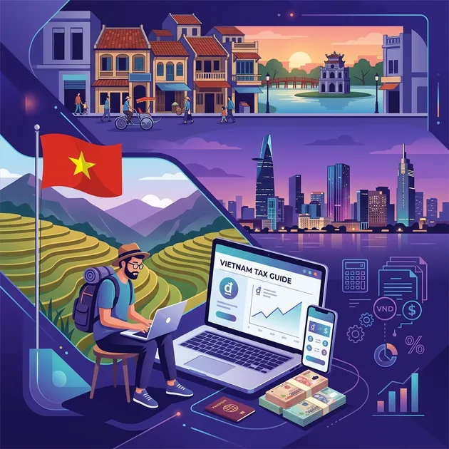 Vietnam Tax for Digital Nomads: Resident vs Non-Resident Guide (2026)